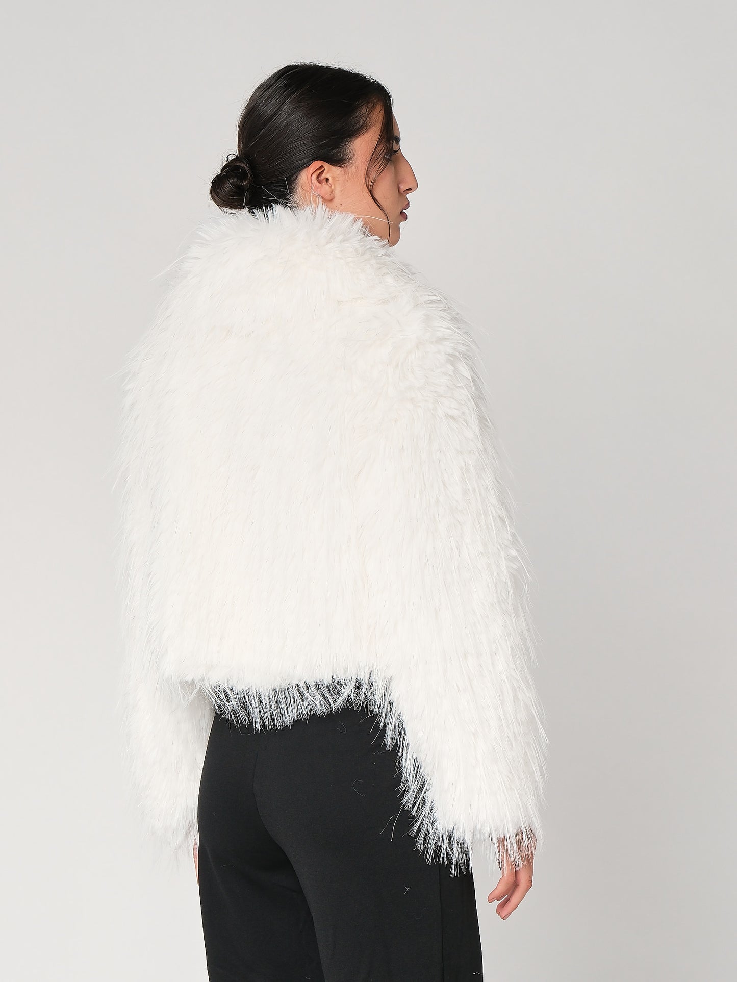 Pelliccia con filo lurex