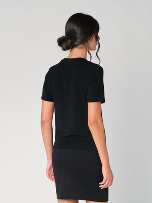 T-shirt con strass