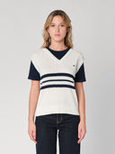 Maglia con trecce