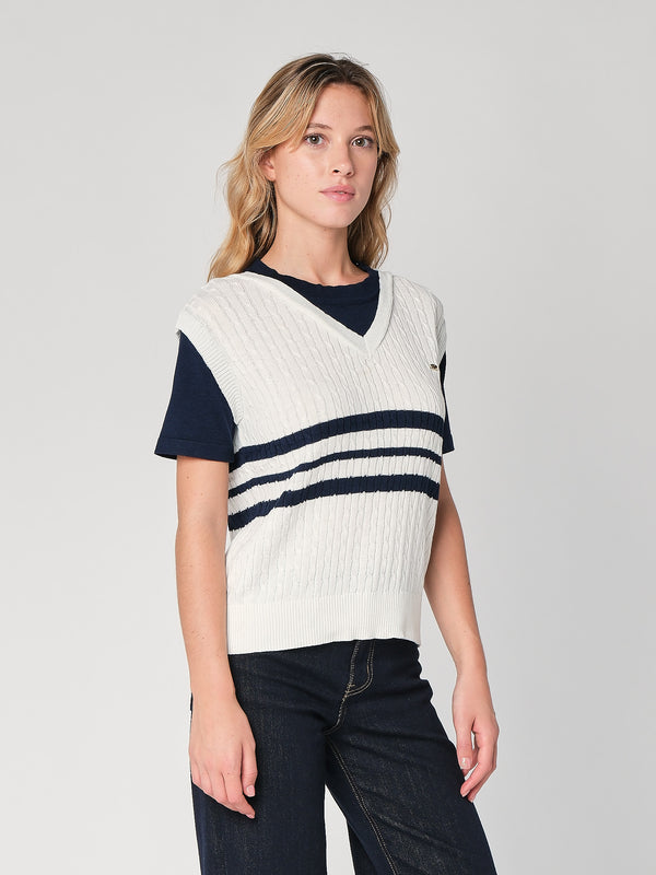 Maglia con trecce