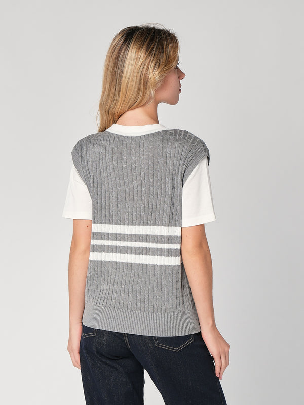 Maglia con trecce