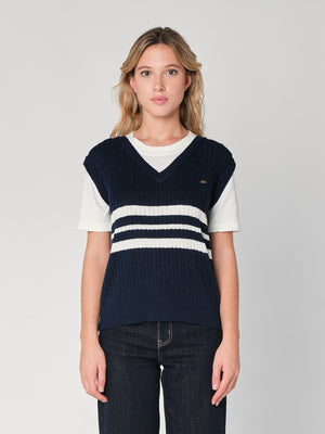 Maglia con trecce