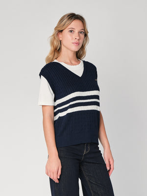 Maglia con trecce
