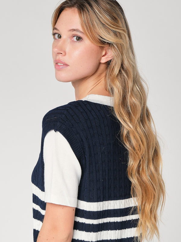Maglia con trecce