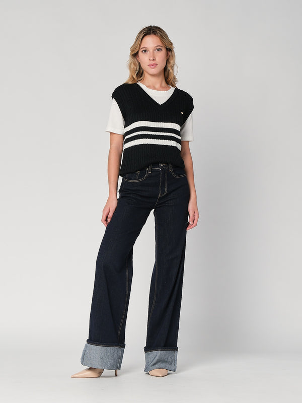 Maglia con trecce