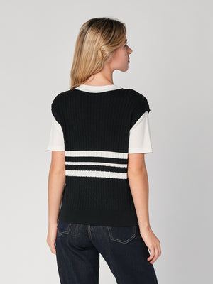 Maglia con trecce