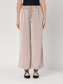 Pantalone in raso palazzo