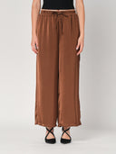 Pantalone in raso palazzo