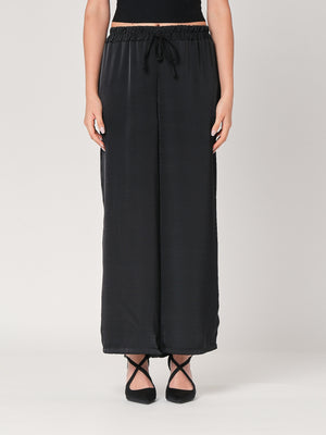 Pantalone in raso palazzo