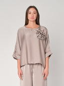 Maglia in raso larga