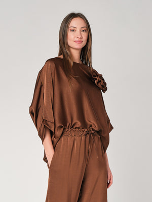Maglia in raso larga