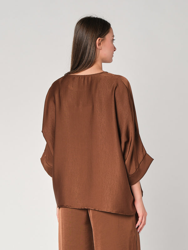 Maglia in raso larga