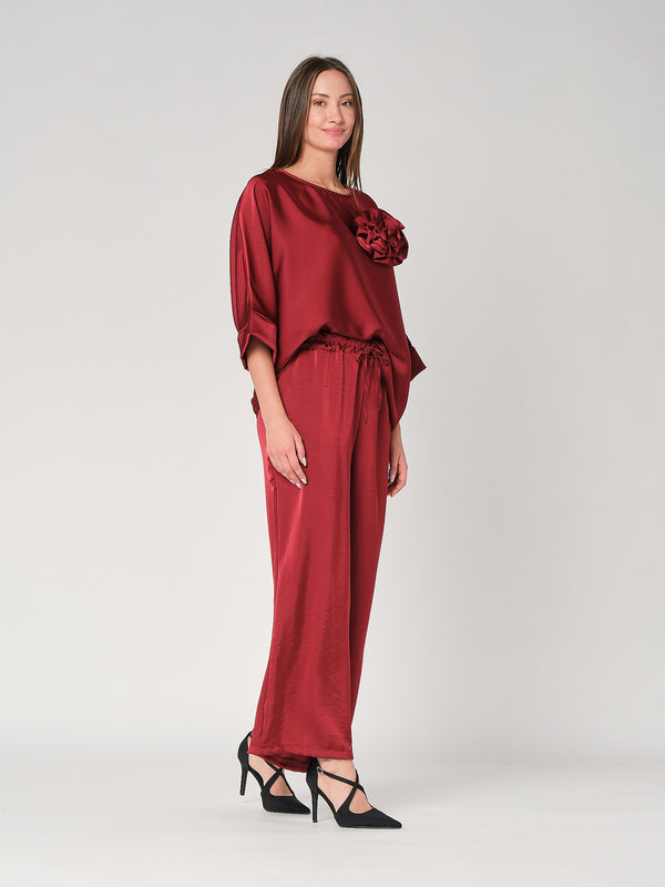 Maglia in raso larga