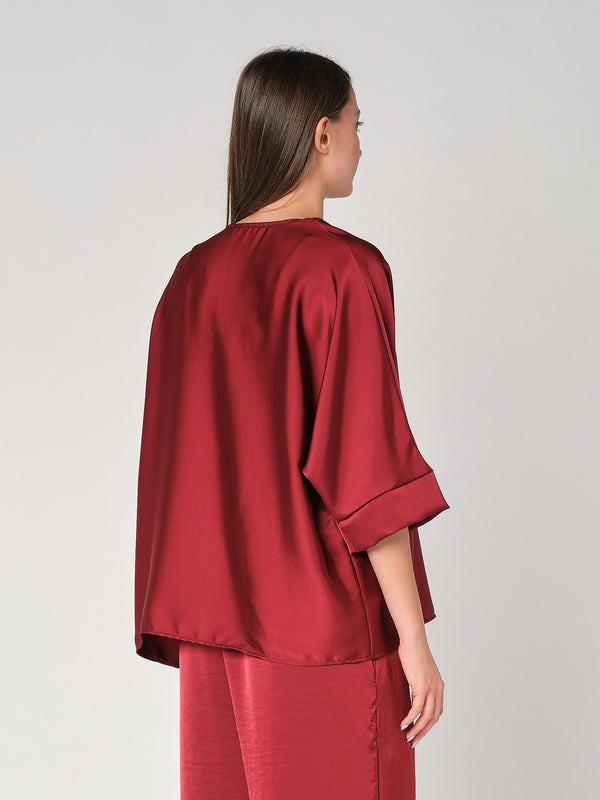 Maglia in raso larga