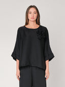 Maglia in raso larga