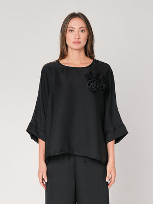 Maglia in raso larga