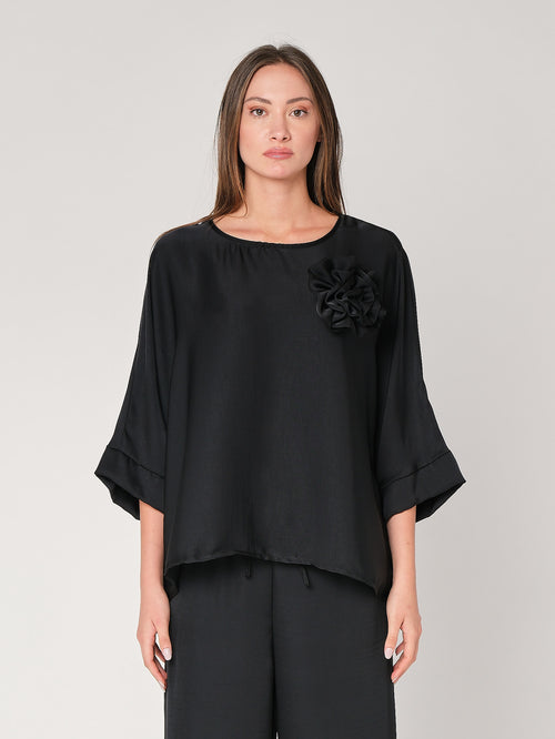 Maglia in raso larga