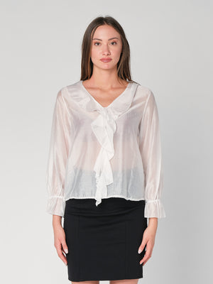 Maglia con balze