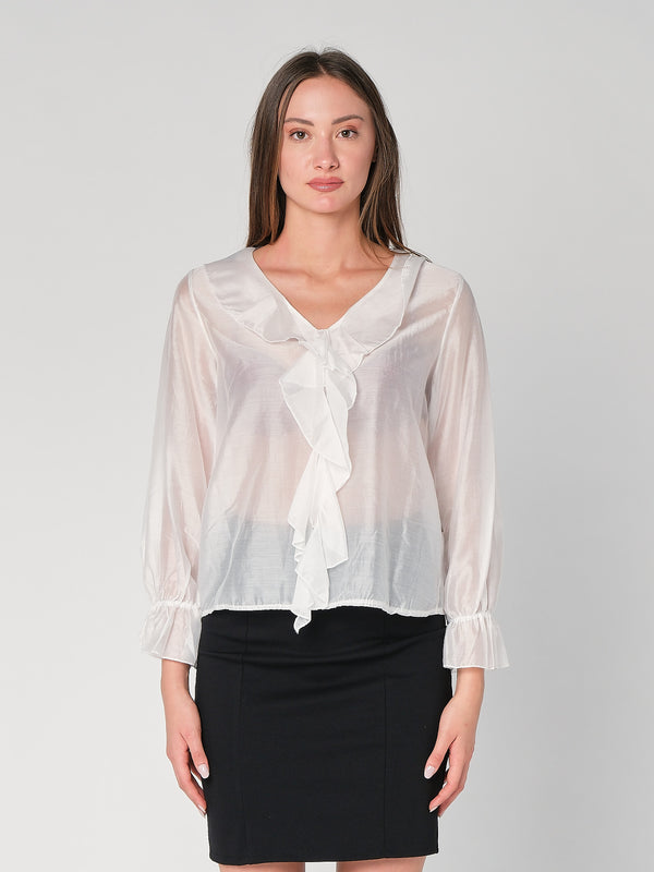 Maglia con balze