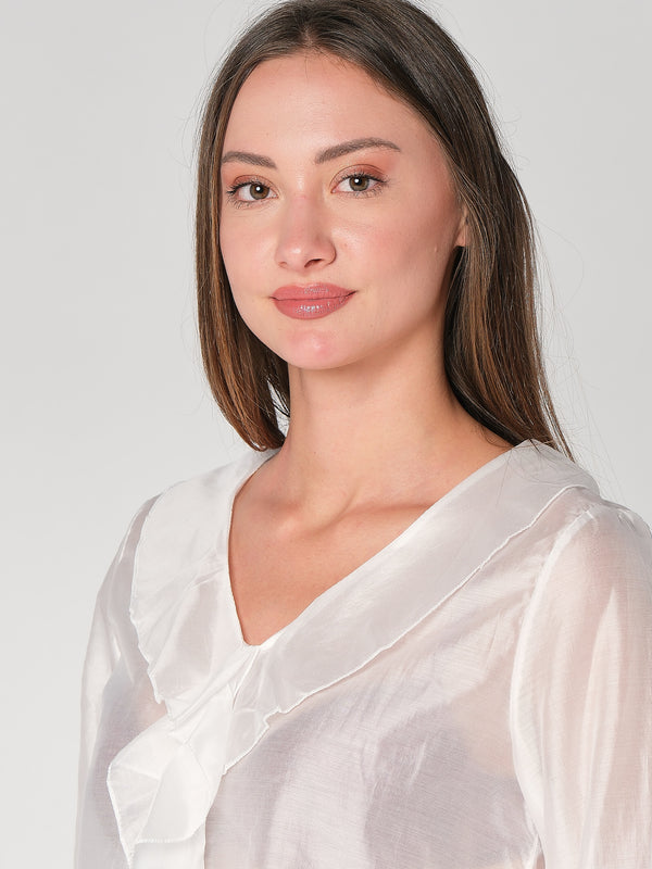 Maglia con balze