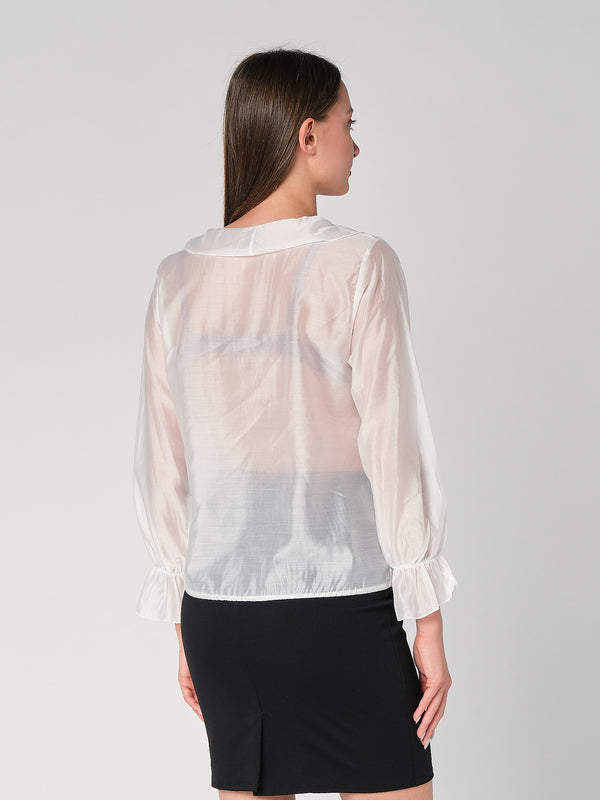 Maglia con balze