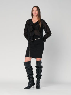 Maglia con balze
