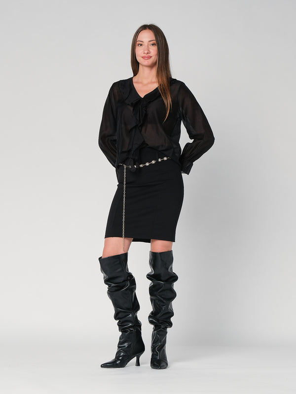 Maglia con balze