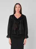 Maglia con balze