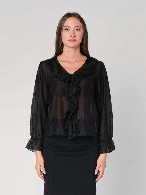 Maglia con balze