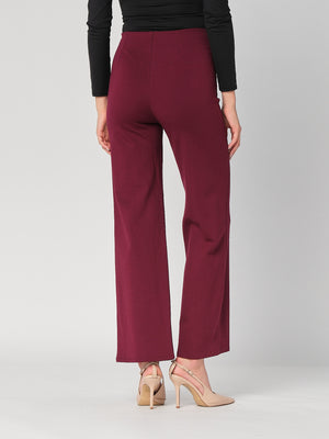 Pantalone palazzo con bottoni