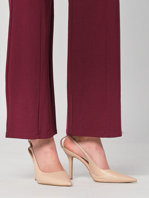 Pantalone palazzo con bottoni