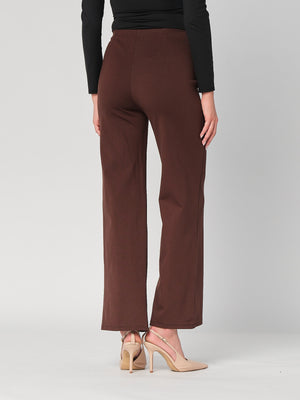 Pantalone palazzo con bottoni
