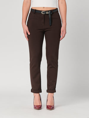 Pantalone in punto Milano con risvolto