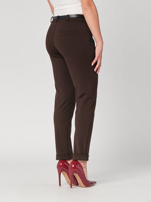 Pantalone in punto Milano con risvolto