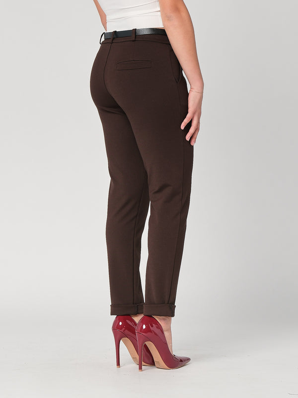 Pantalone in punto Milano con risvolto