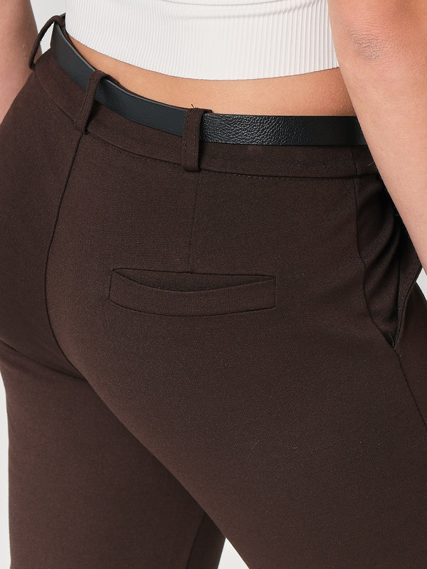 Pantalone in punto Milano con risvolto