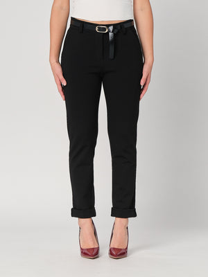 Pantalone in punto Milano con risvolto