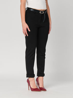 Pantalone in punto Milano con risvolto
