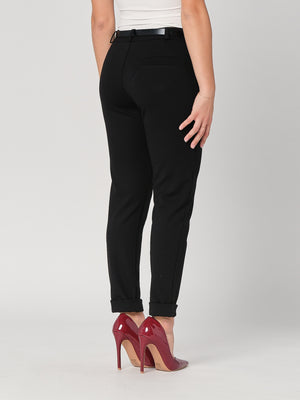 Pantalone in punto Milano con risvolto