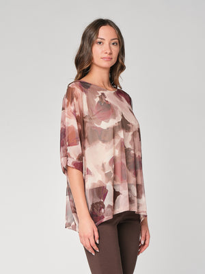 Maglia a rete in fantasia