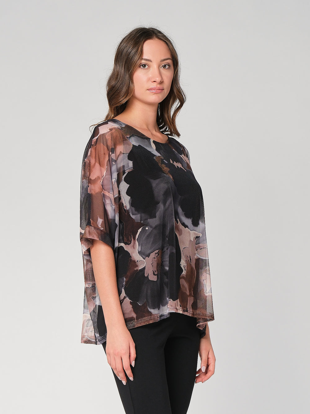 Maglia a rete in fantasia