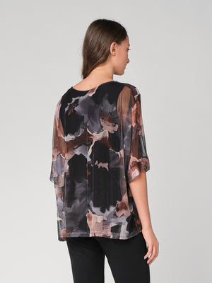 Maglia a rete in fantasia