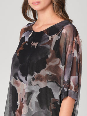 Maglia a rete in fantasia