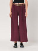 Pantalone palazzo con pinces