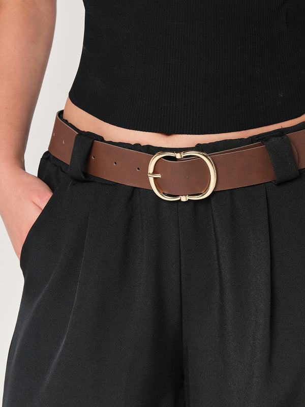 Pantalone palazzo con pinces