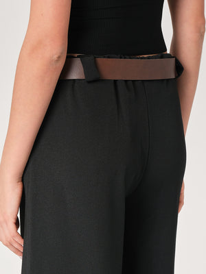 Pantalone palazzo con pinces