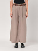 Pantalone palazzo con pinces