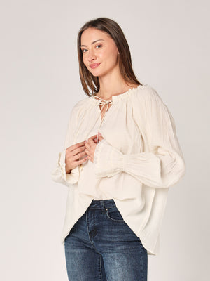 Maglia collo con nodo