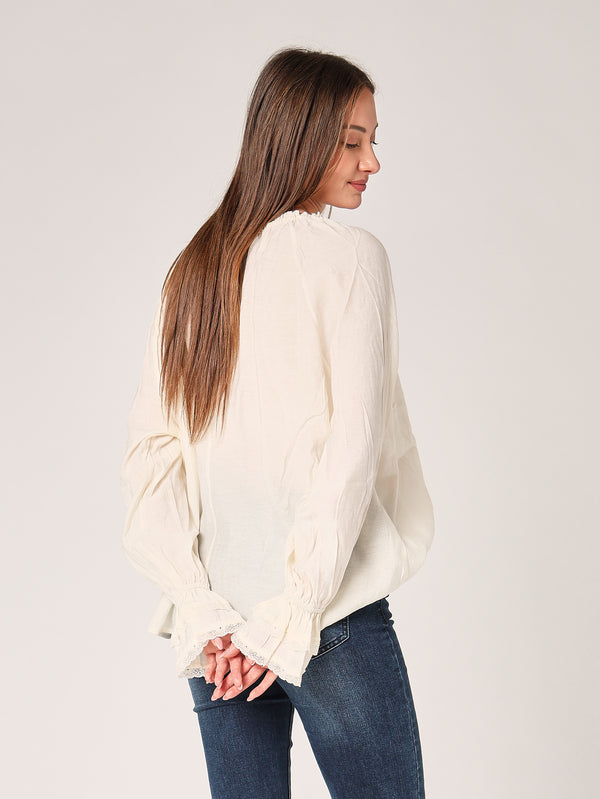 Maglia collo con nodo