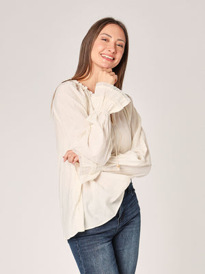 Maglia collo con nodo